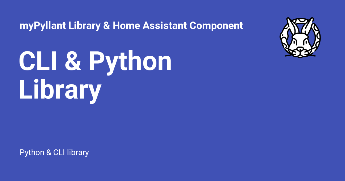 CLI & Python Library - myPyllant Library & Home Assistant Component